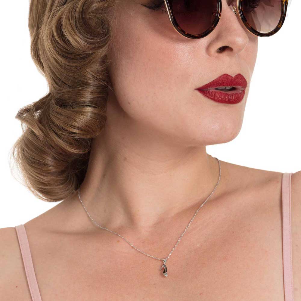 Voodoo Vixen - If The Shoe Fits Collier - Couleur argent